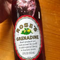bottle of grenadine