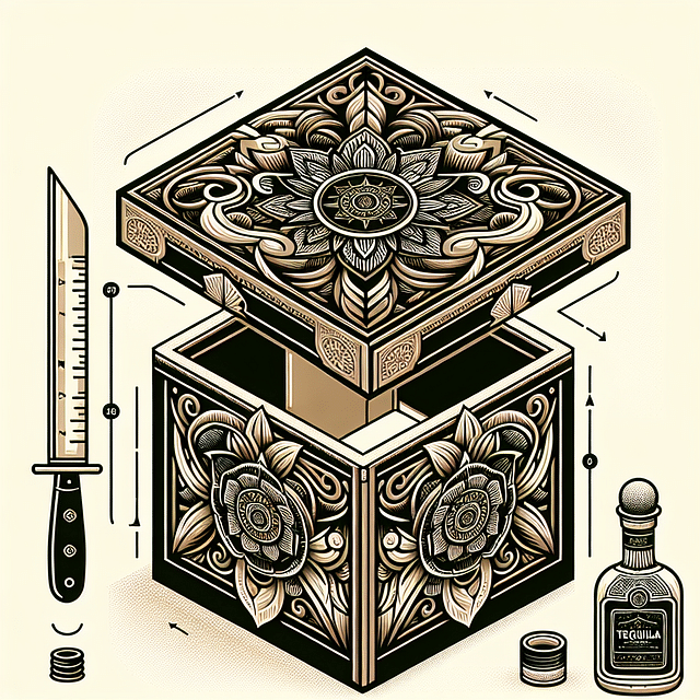 luxurious tequila gift box materials