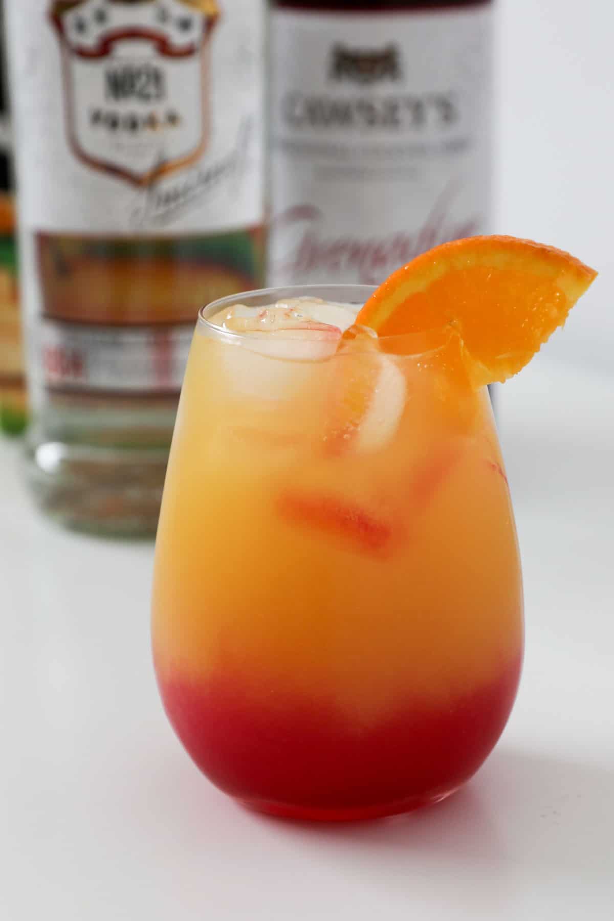 Healthy Tequila Sunrise cocktail