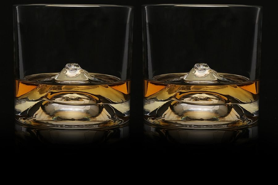 crystal tequila glasses