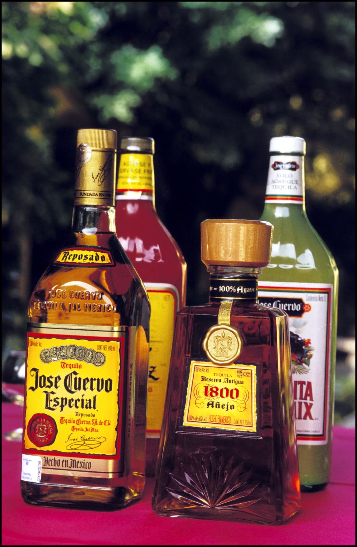 Blanco tequila with sushi