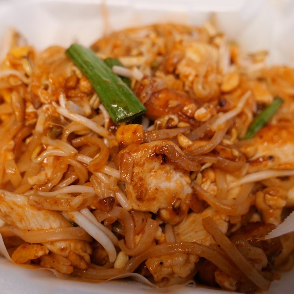 Reposado tequila with Pad Thai