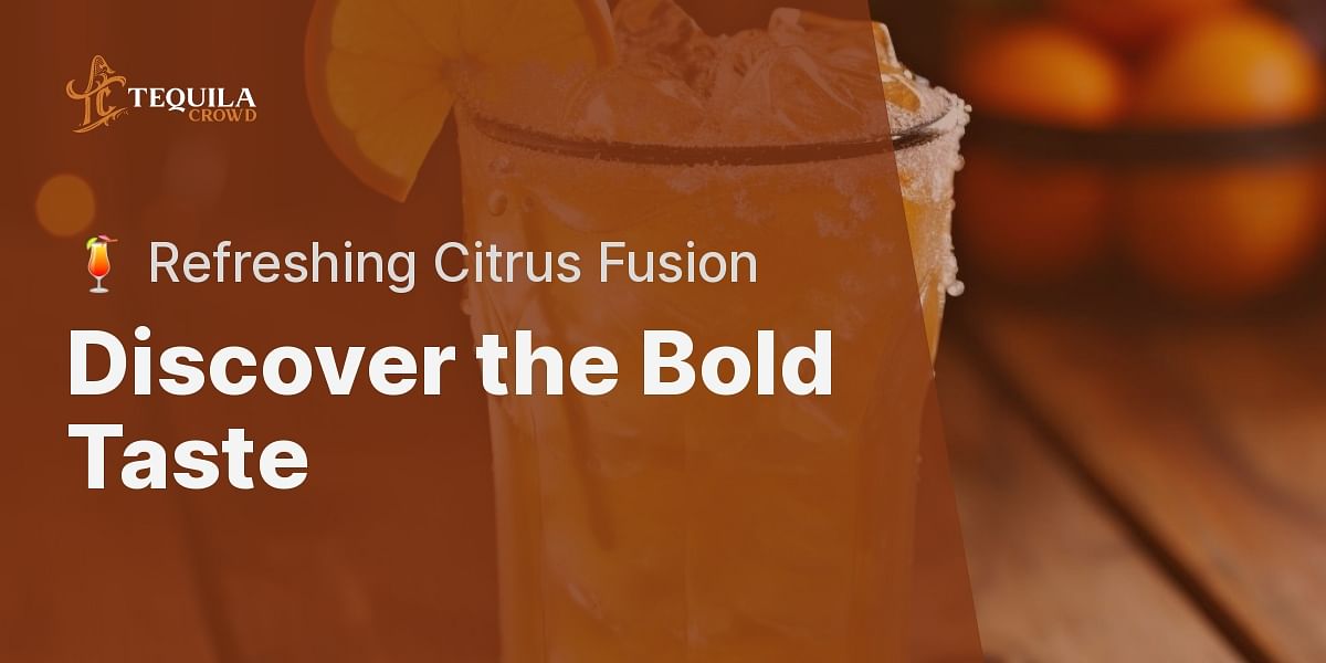 What does a mix of tequila and orange soda taste like?